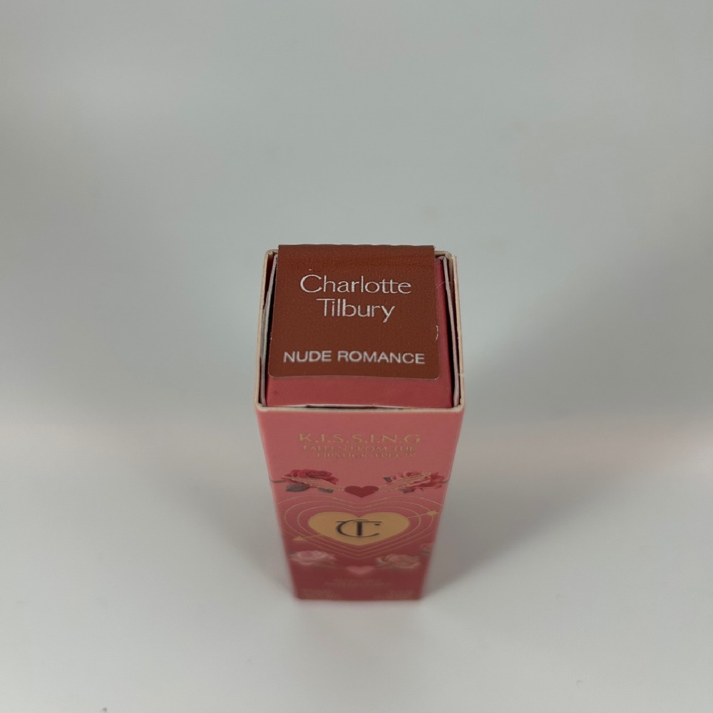 Charlotte Tilbury K.I.S.S.I.N.G Lipstick Nude Romance Refillable Satin - NEW‎ - Picture 2 of 4
